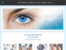 Tablet Screenshot of optimalfamilyeyecare.com